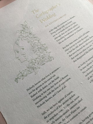 The Cartographer's Wedding: An Epithalamion