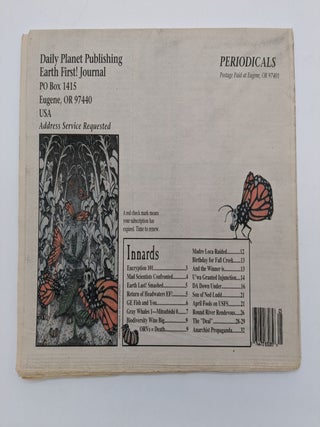 Earth First! The Radical Environmental Journal. Beltane. May-June, 2000. Volume 20, Number 5.