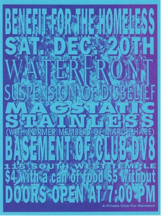 Salt Lake Live Music Poster and Flyer Collection (745 Items)