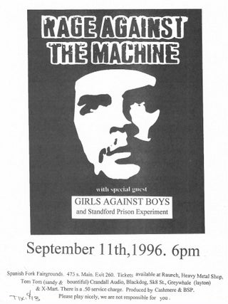 Salt Lake Live Music Poster and Flyer Collection (745 Items)