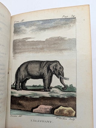 Histoire Naturelle de Buffon, classée par ordres, genres et espèces, d'après le systême de Linné; Avec les Caractères Génériques et la nomenclature Linnéenne; Par René-Richard Castel, auteur du poëme des Plantes (80 volumes)