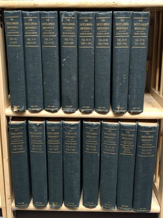 Item #71731 The Encyclopedia Britannica: A Dictionary of Arts, Sciences, Literature and General...