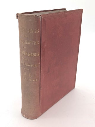 Item #71855 Proceedings of the Grand Chapter of Royal Arch Masons of the State of New York, from...