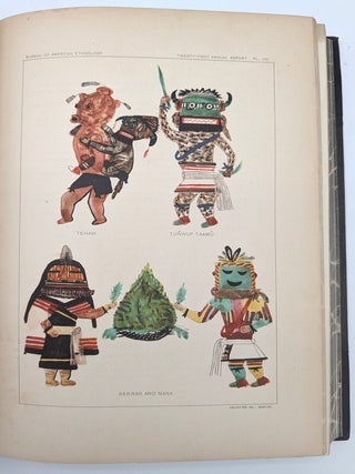 [21st] Twenty-First Annual Report of the Bureau of American Ethnology to the Secretary of the Smithsonian Institution, 1899-1900 by J.W. Powell Director: Hopi Katcinas Drawn by Native Artists; Iroquoian Cosmology
