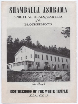 Item #72019 Shamballa Ashrama: Spiritual Headquarters of the Brotherhood. OCCULT, ESOTERICA, aka...